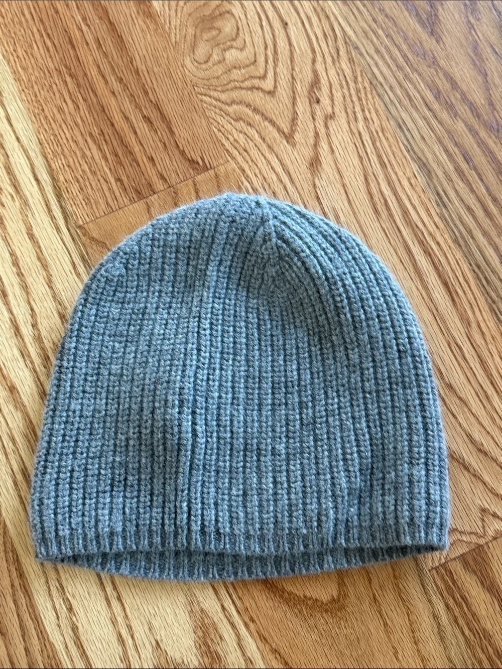 J. Crew Grey Ribbed Knit Beanie -